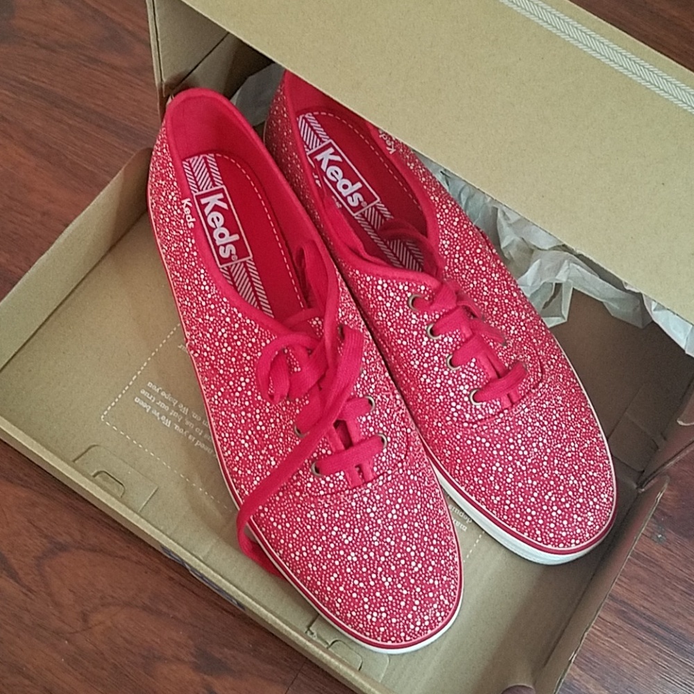 New Keds CH Seltzer Dot Red
